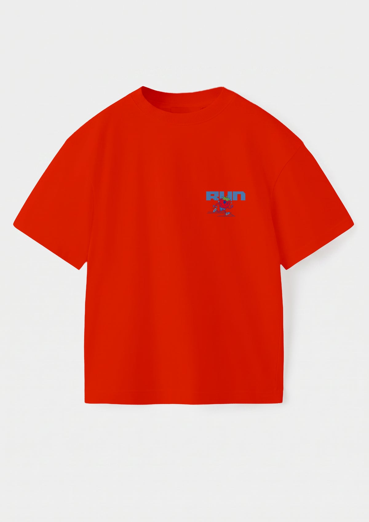 Playera estampada fresa