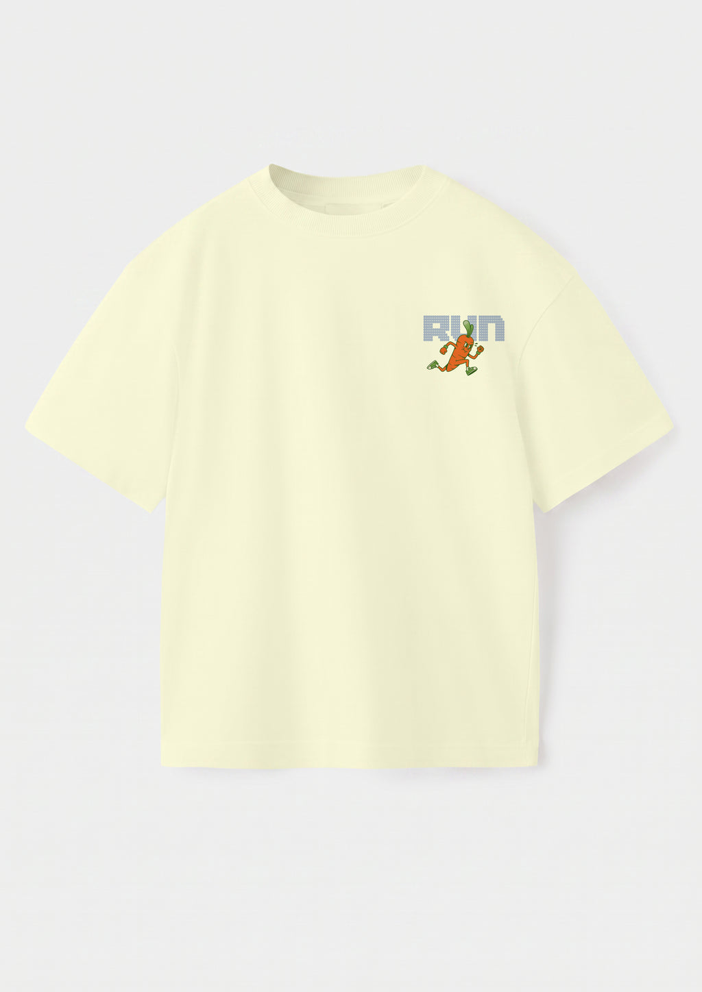 Playera estampada zanahoria hueso