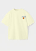 Playera estampada zanahoria hueso