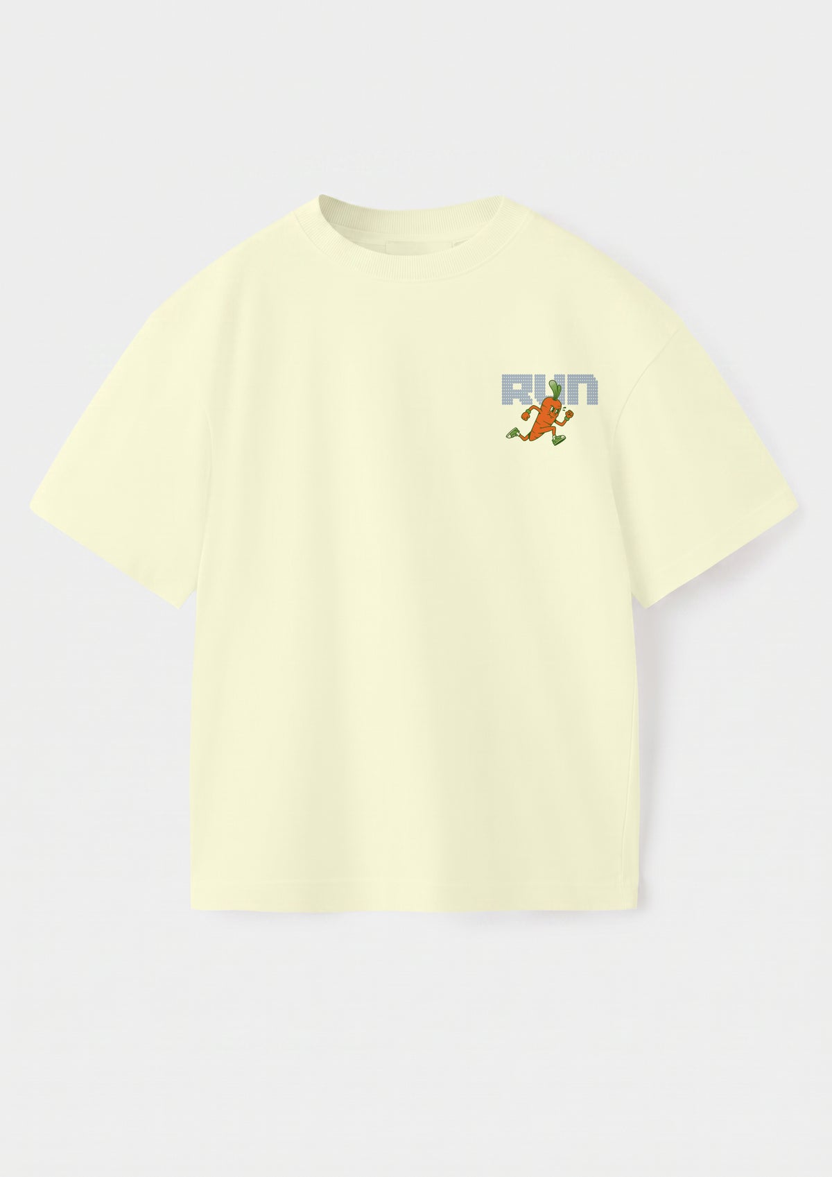 Playera estampada zanahoria hueso