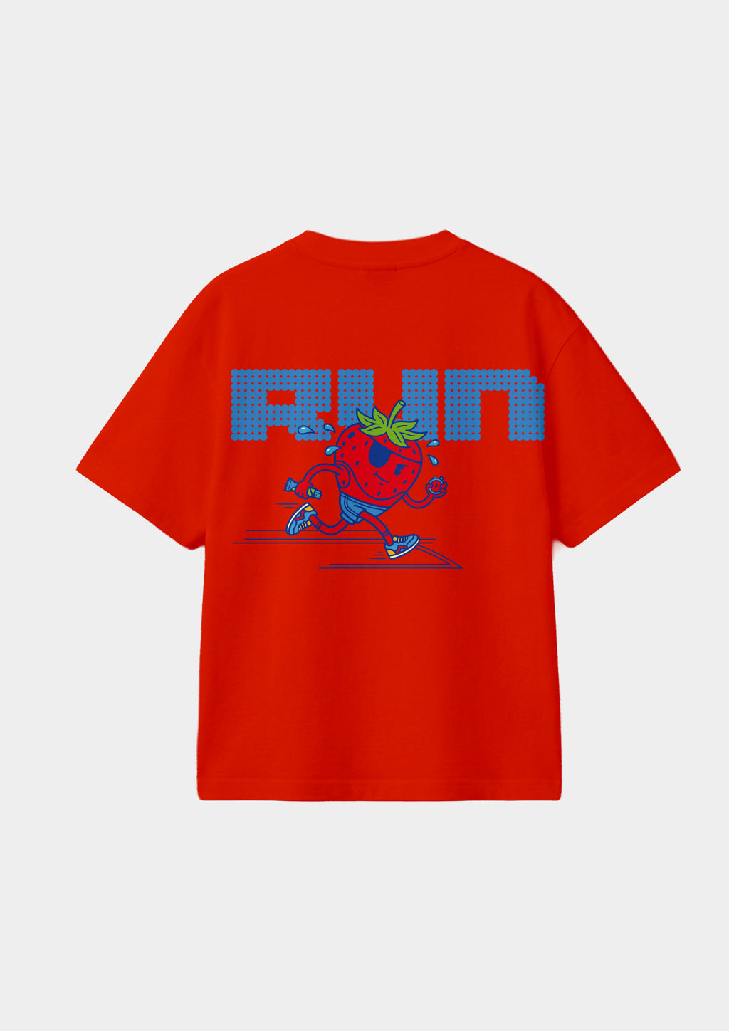 Playera estampada fresa