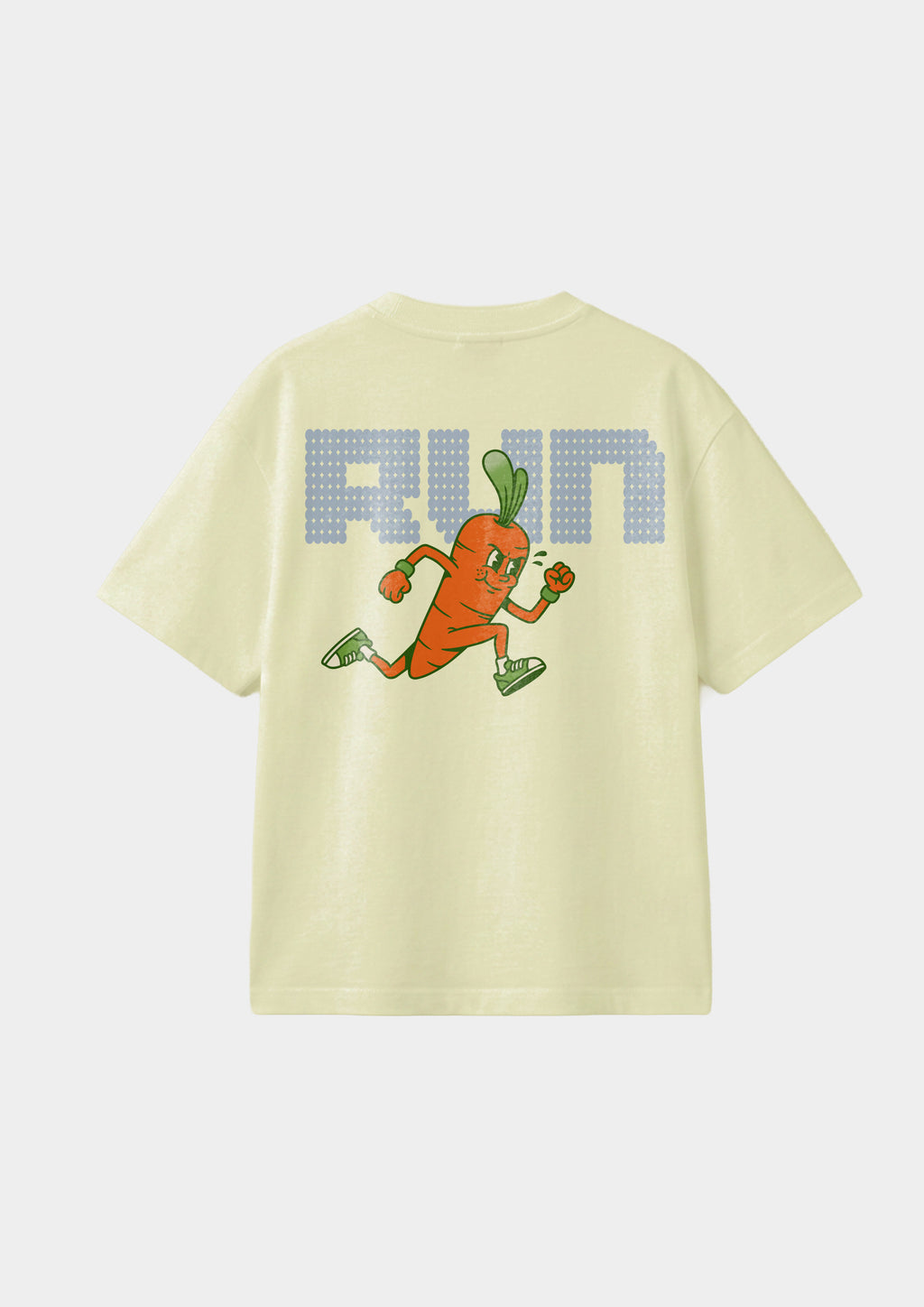 Playera estampada zanahoria hueso